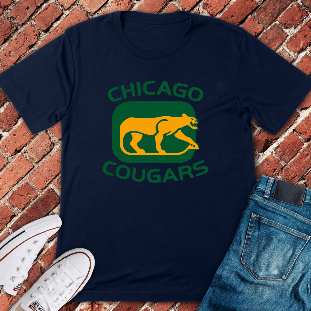 Chicago Cougars T-Shirt - Navy