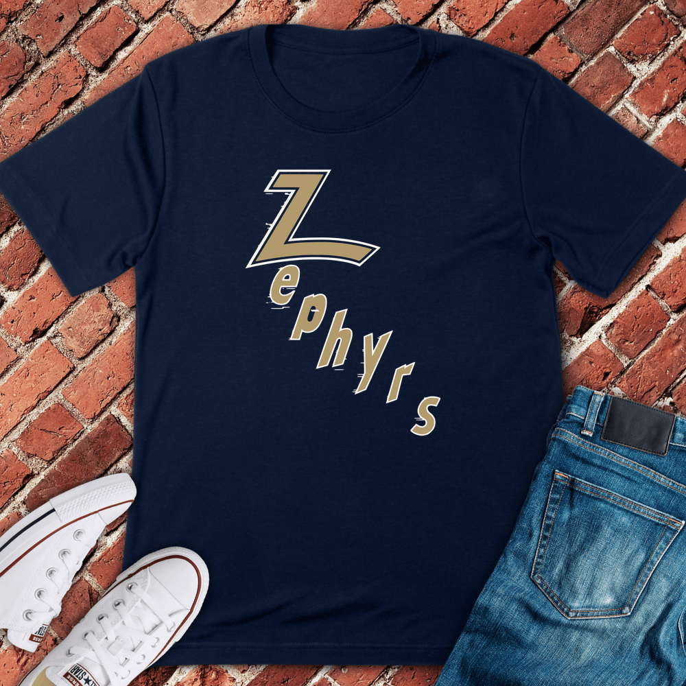 Zephyrs Throwback T-Shirt - Navy