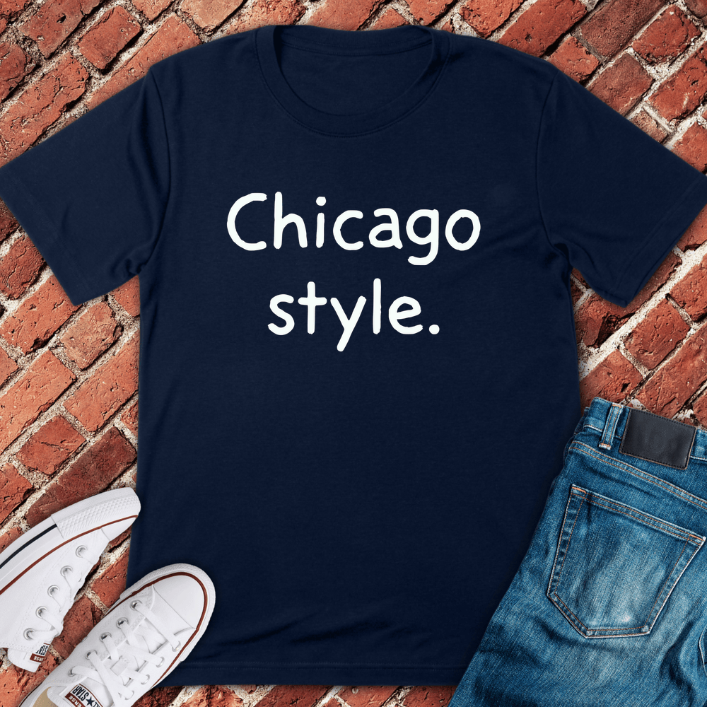 Chi Style Type T-Shirt - Navy