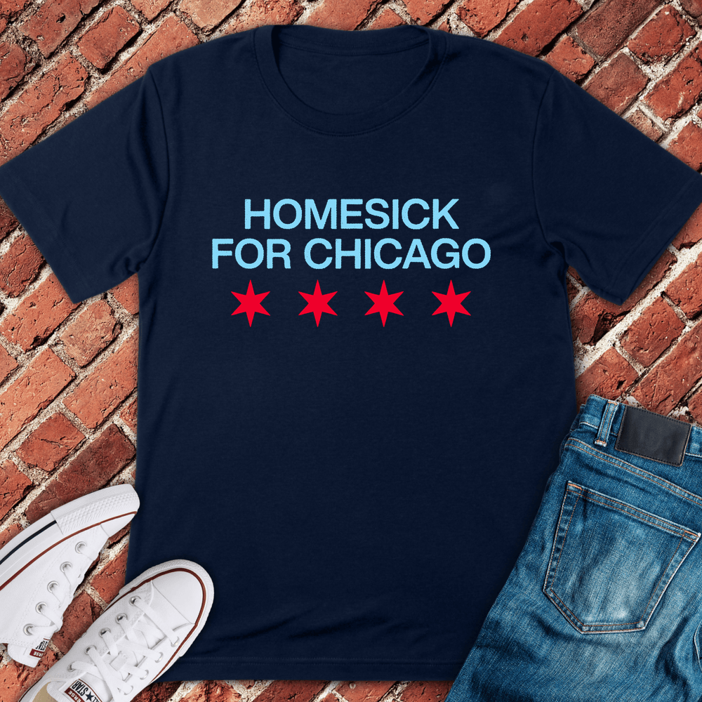Homesick Chicago T-Shirt - Navy