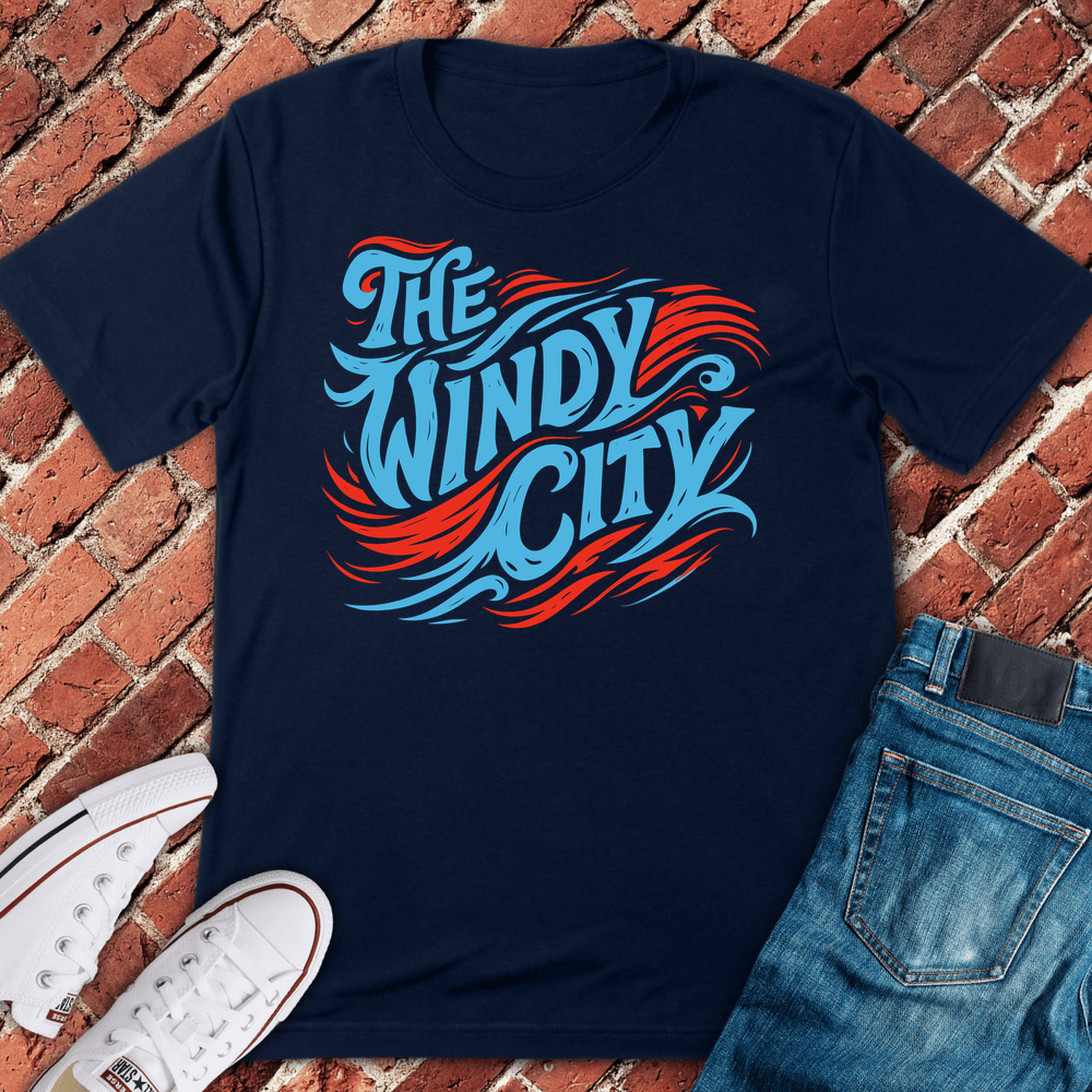 The Windy City T-Shirt - Navy