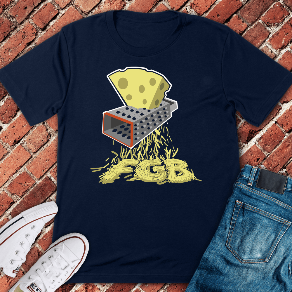 Cheese Grater T-Shirt - Navy