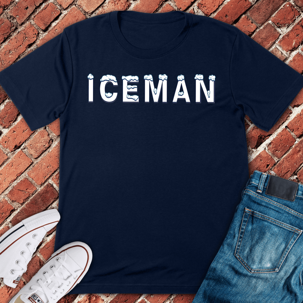 Icy Iceman T-Shirt - Navy
