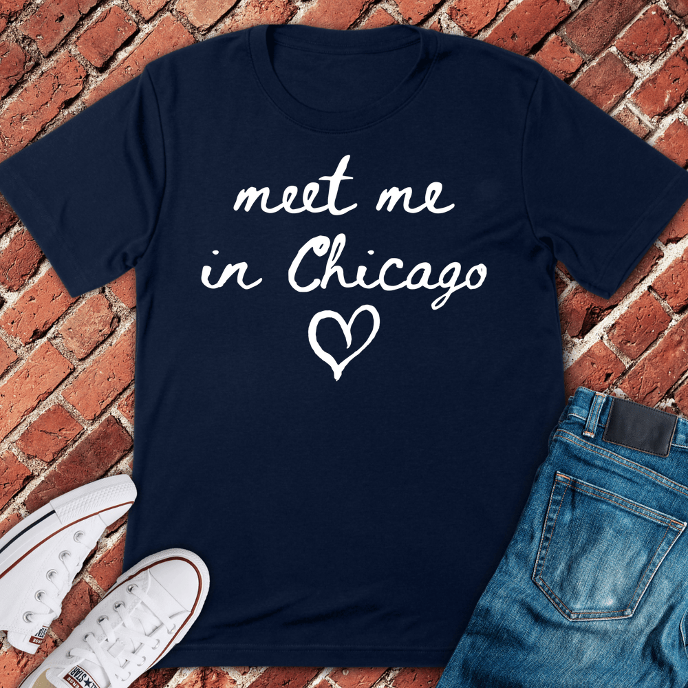 Meet Me In Chicago T-Shirt - Navy