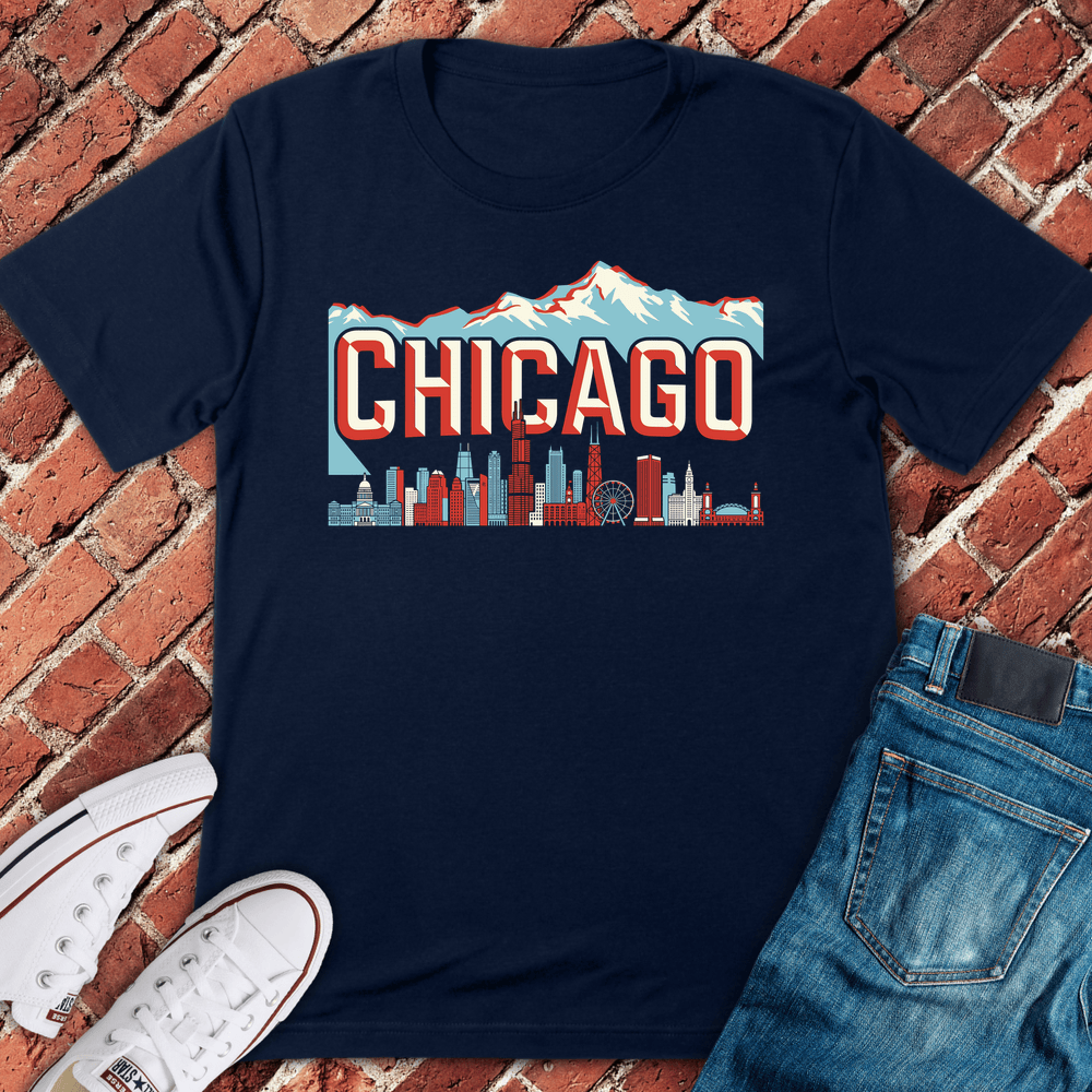 Summit City Chicago T-Shirt - Navy