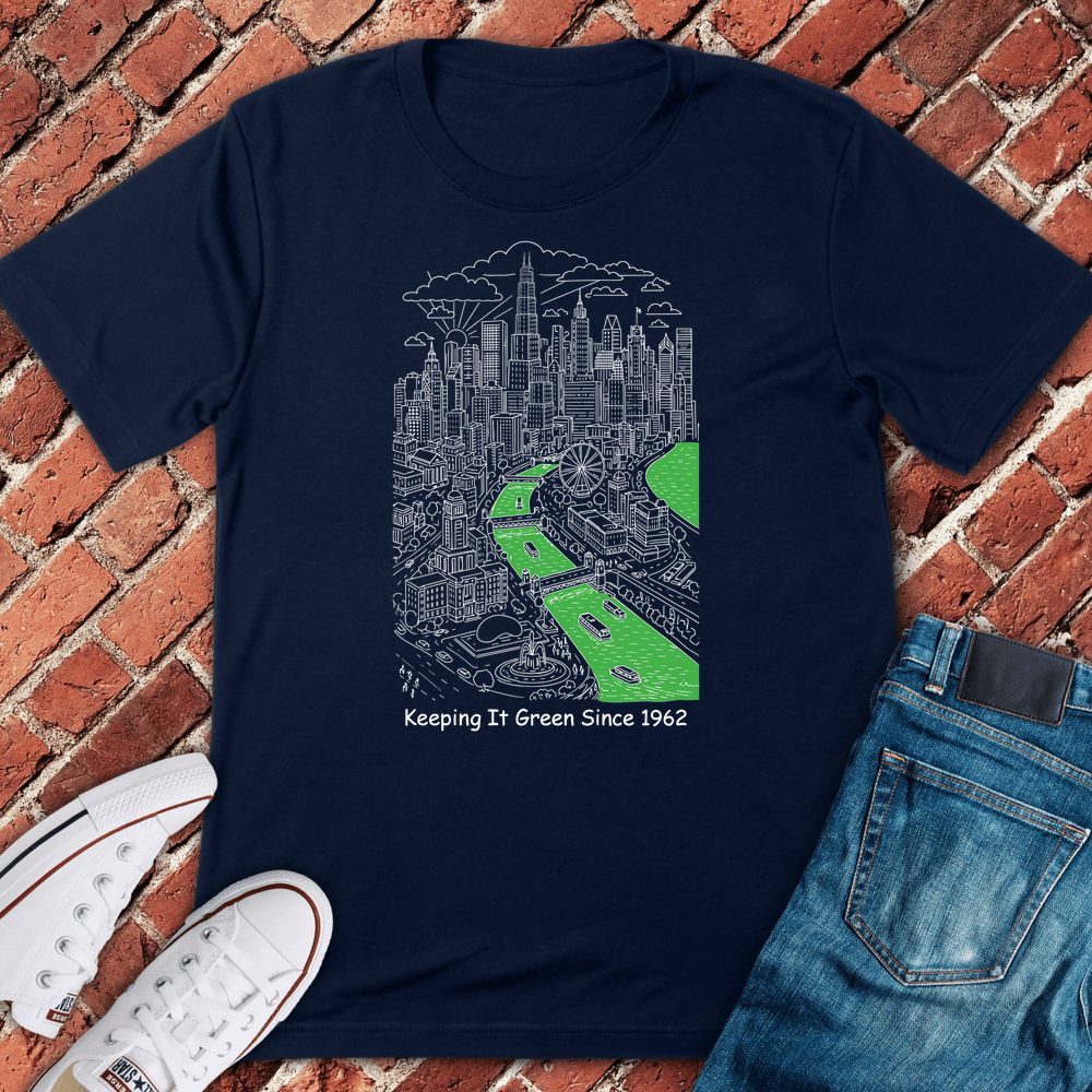 Keeping It Green T-Shirt - Navy