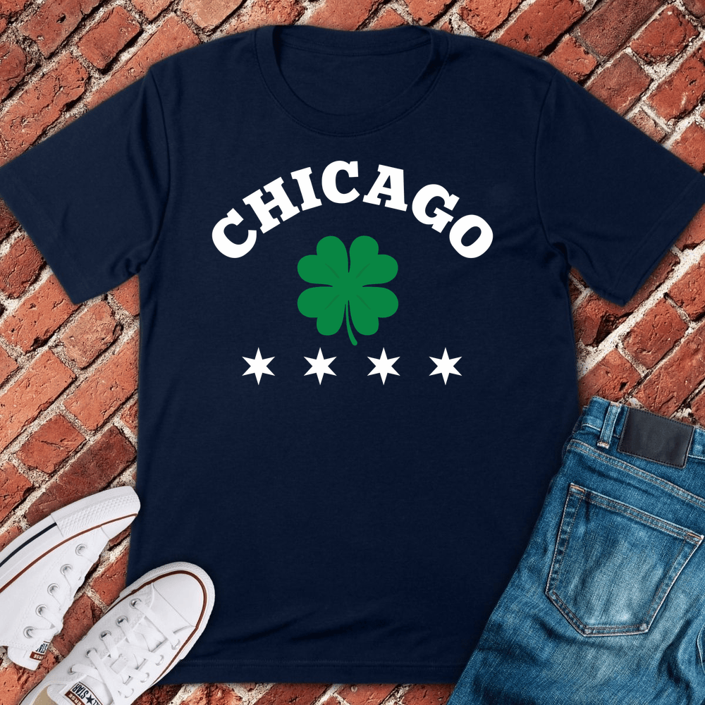 Chicago Clover Pride T-Shirt - Navy