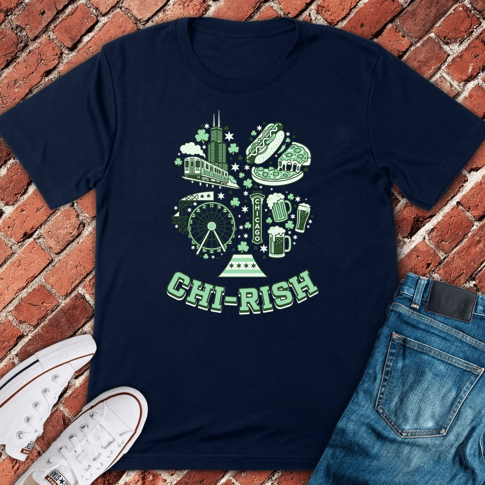 Chi Town Icons T-Shirt - Navy