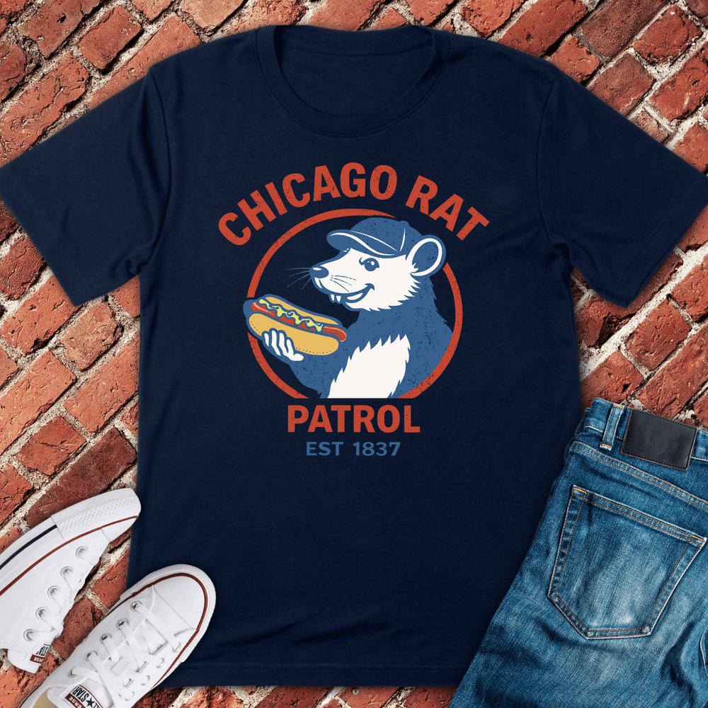 Chicago Rat Patrol T-Shirt - Navy