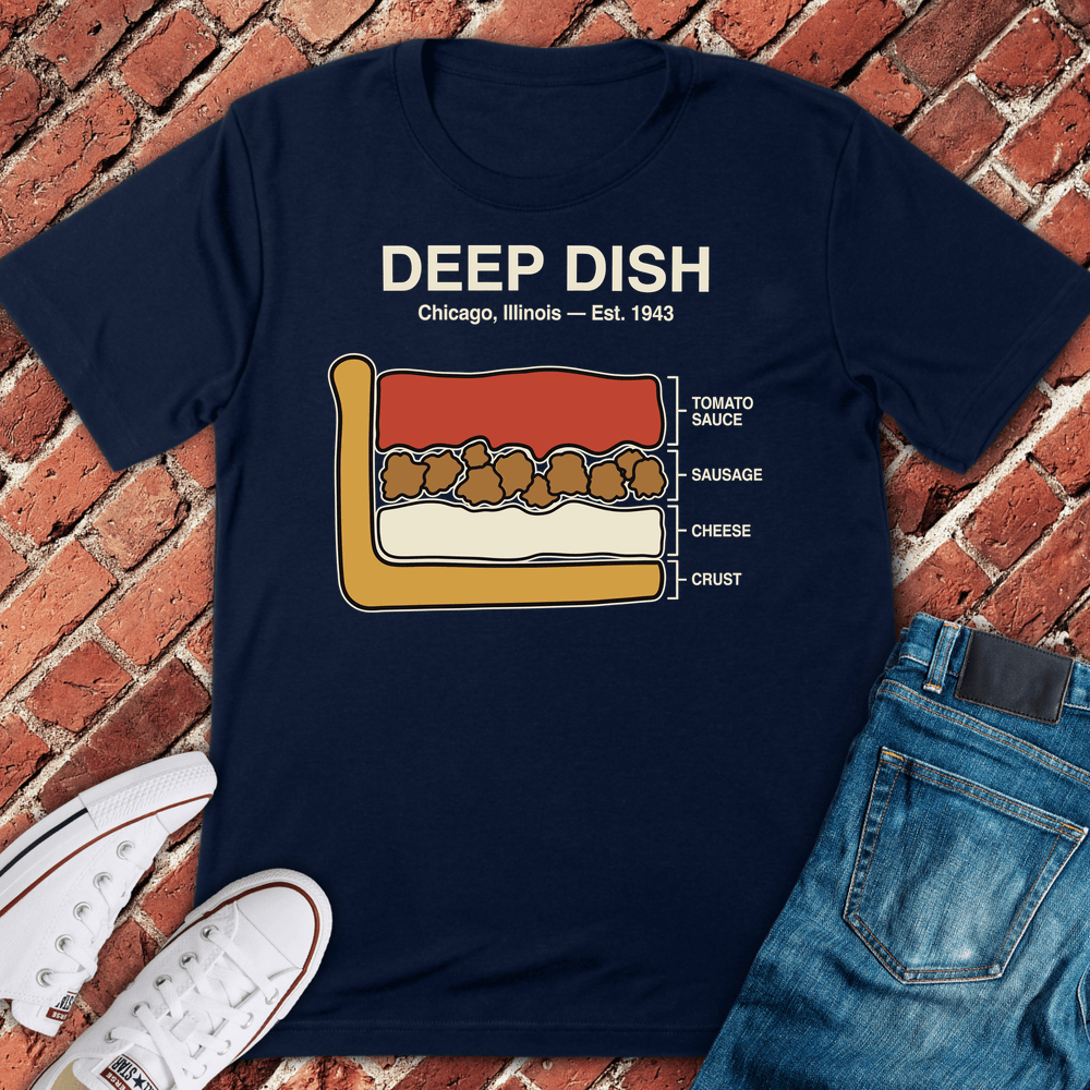 Deep Dish Legend T-Shirt - Navy