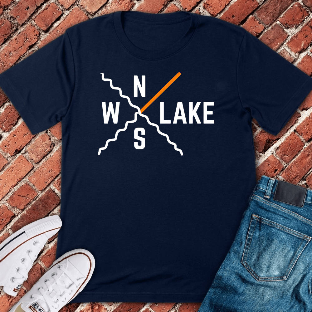North Side Lake T-Shirt - Navy
