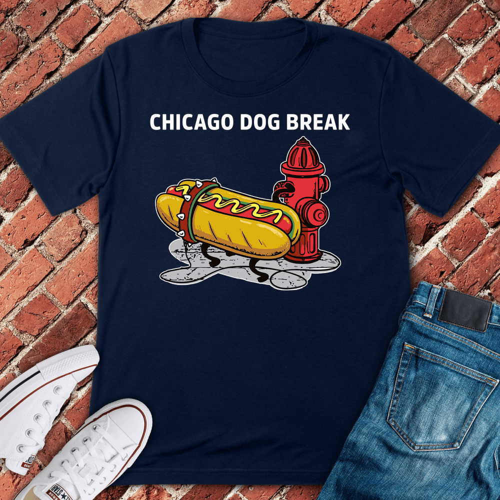 Chicago Dog Break T-Shirt - Navy