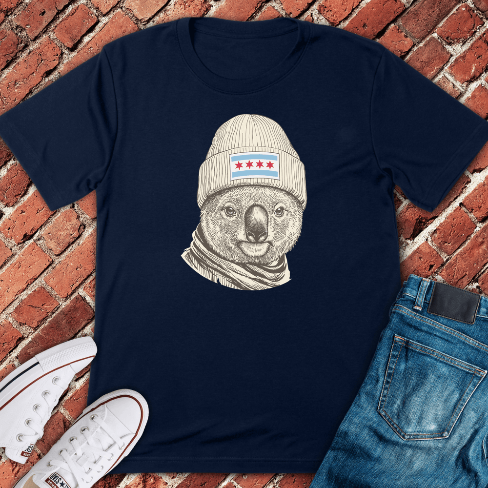 Windy City Koala T-Shirt - Navy