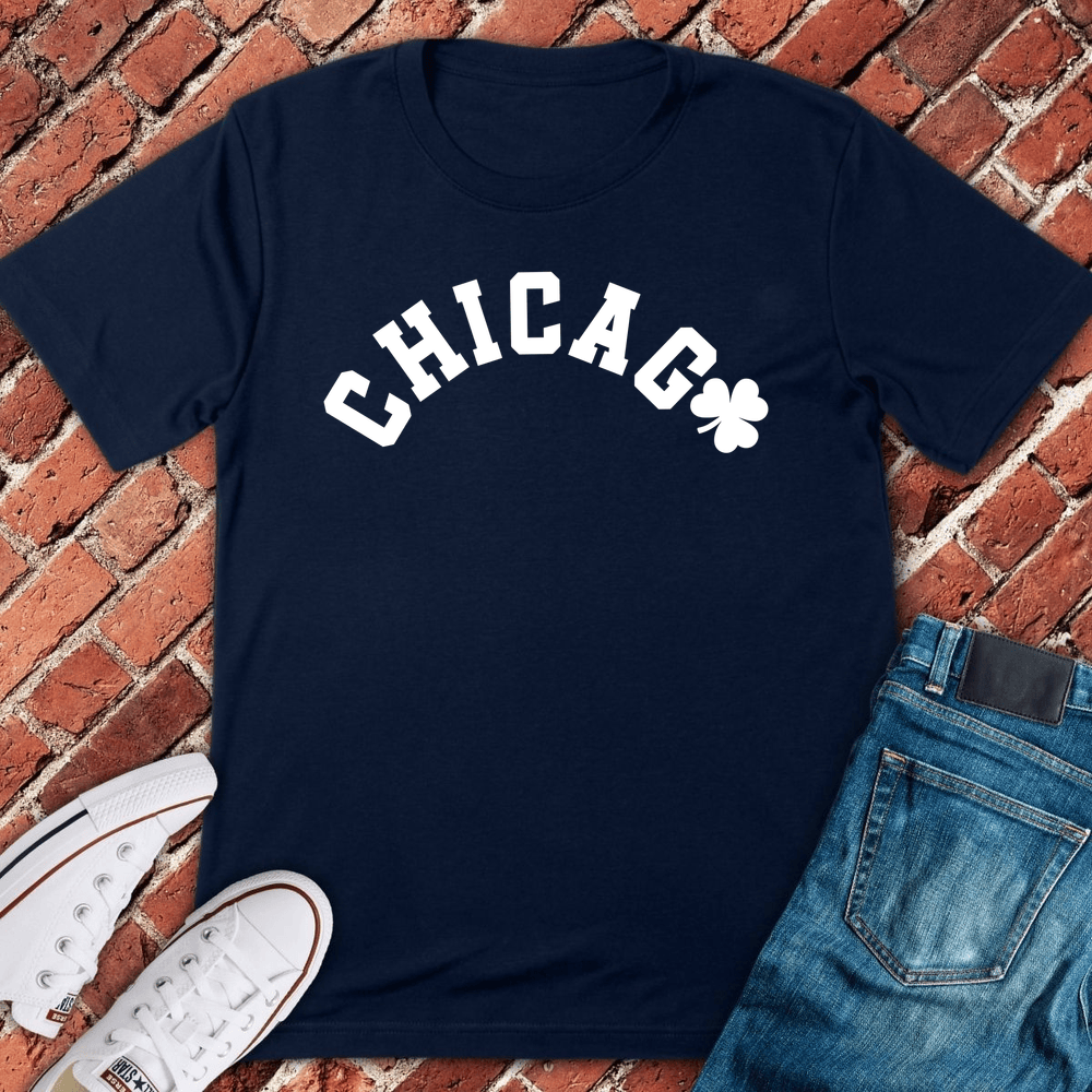 Lucky Clover Chicago T-Shirt - Navy