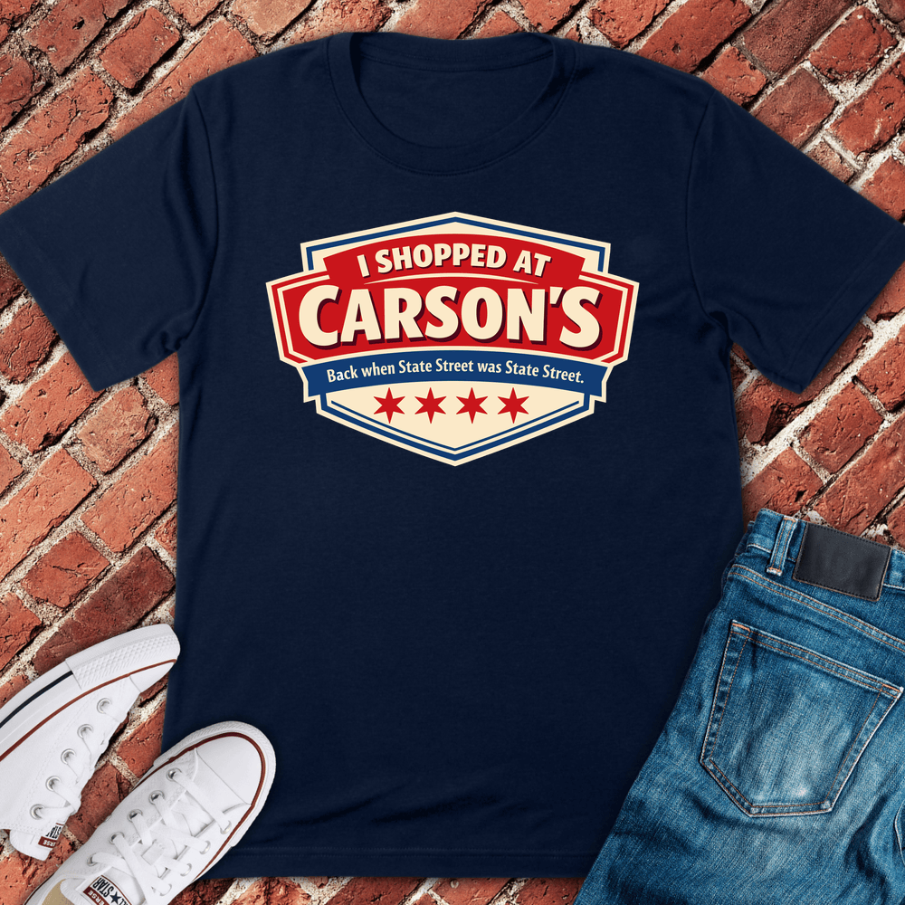 Carsons State St T-Shirt - Navy