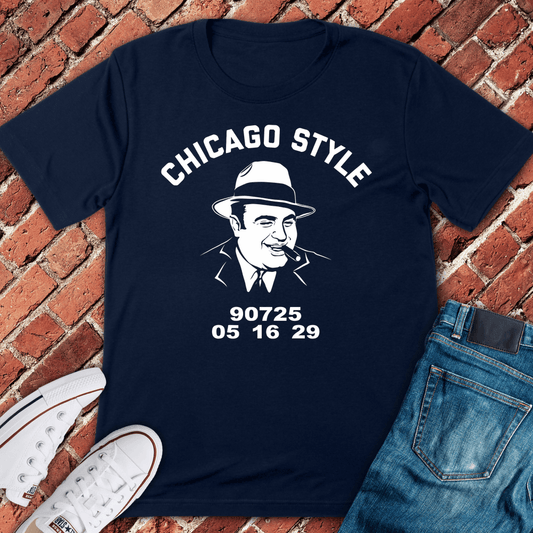 Chicago Mob Boss T-Shirt - Navy