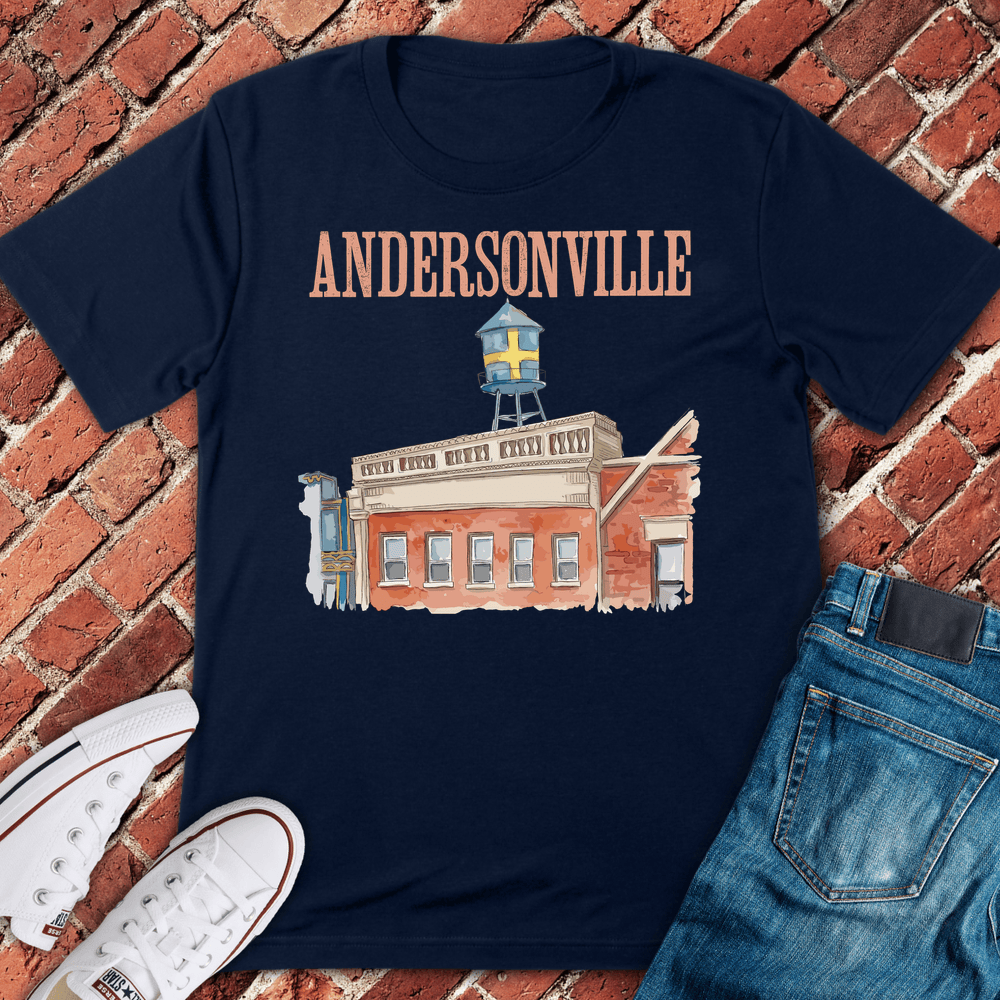 Anderson Tank T-Shirt - Navy