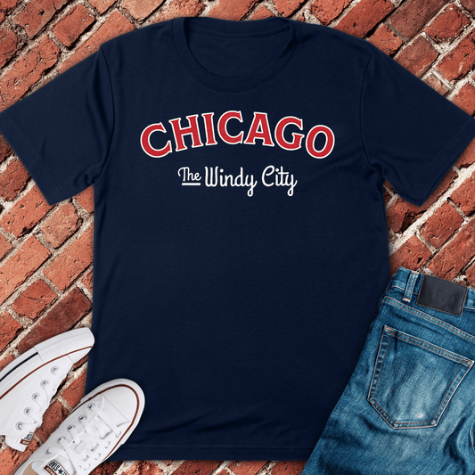 Windy City Arch T-Shirt - Navy