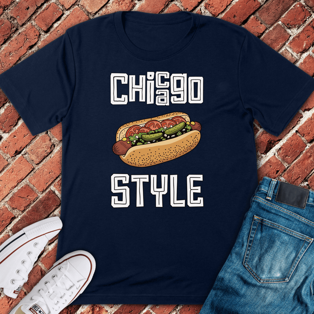 Chi Style Dog T-Shirt - Navy