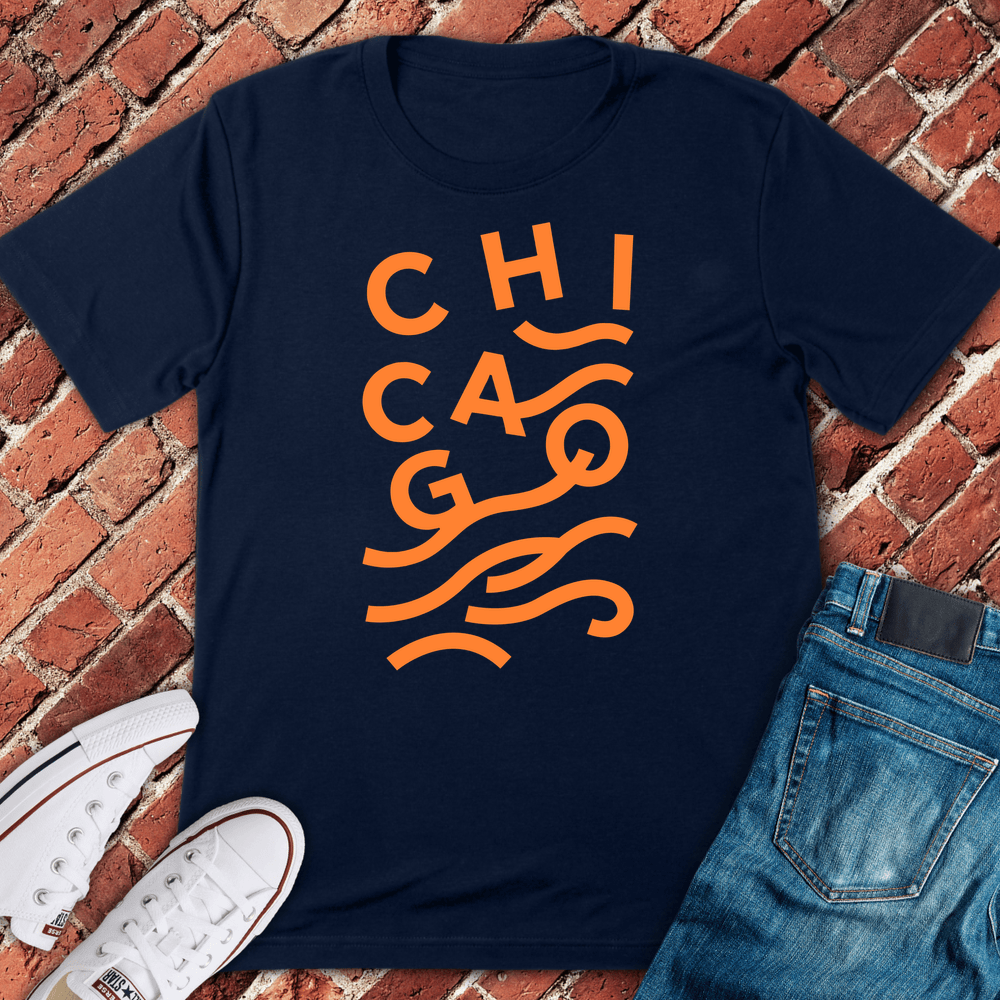 Chicago Flow T-Shirt - Navy