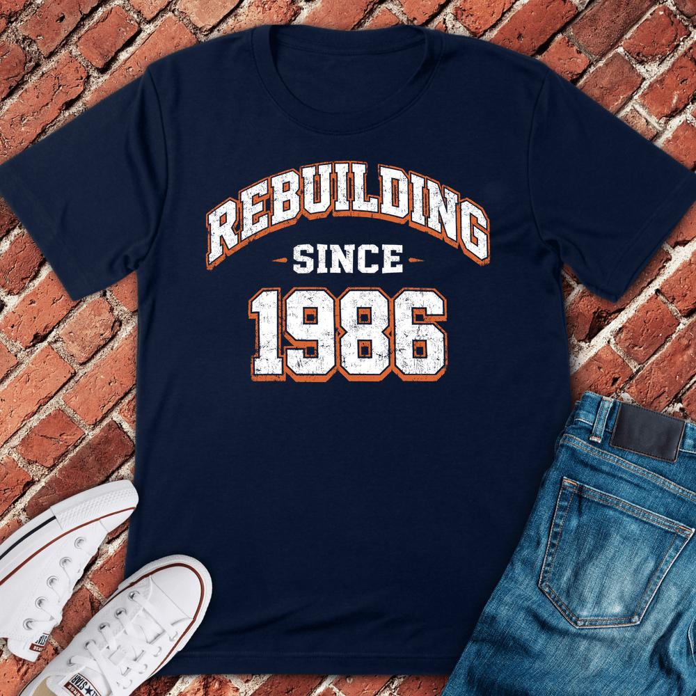 Rebuilding 1986 T-Shirt - Navy