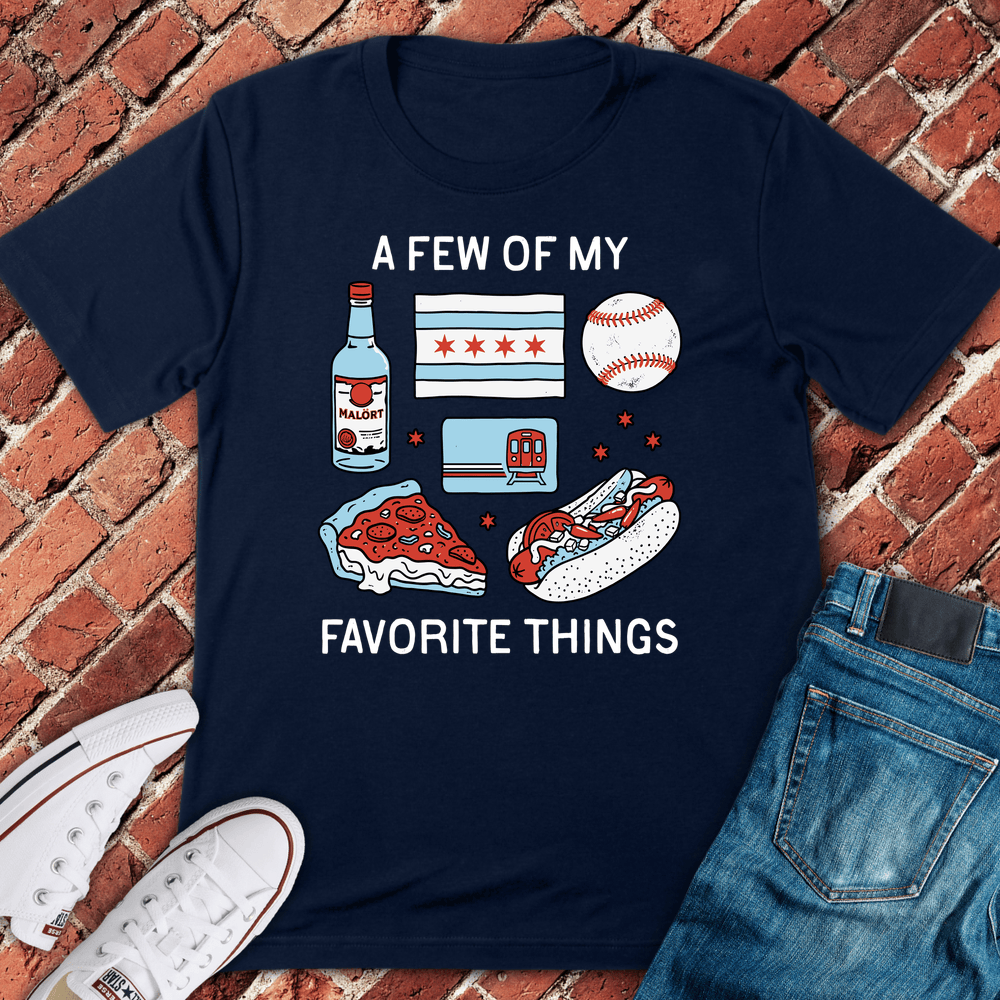Chicago Favorites T-Shirt - Navy