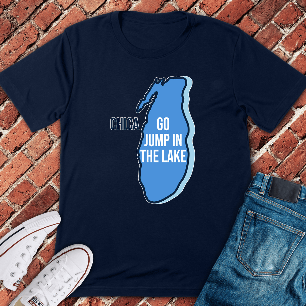Jump In The Lake T-Shirt - Navy