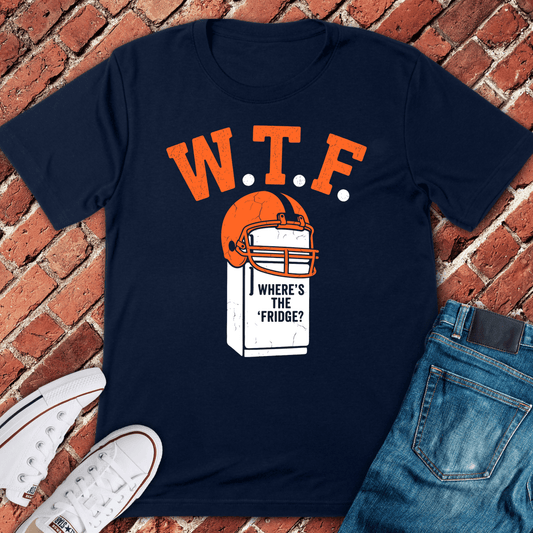 Wtf Fridge Hunt T-Shirt - Navy
