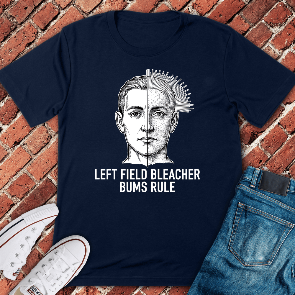 Left Field Bums T-Shirt - Navy