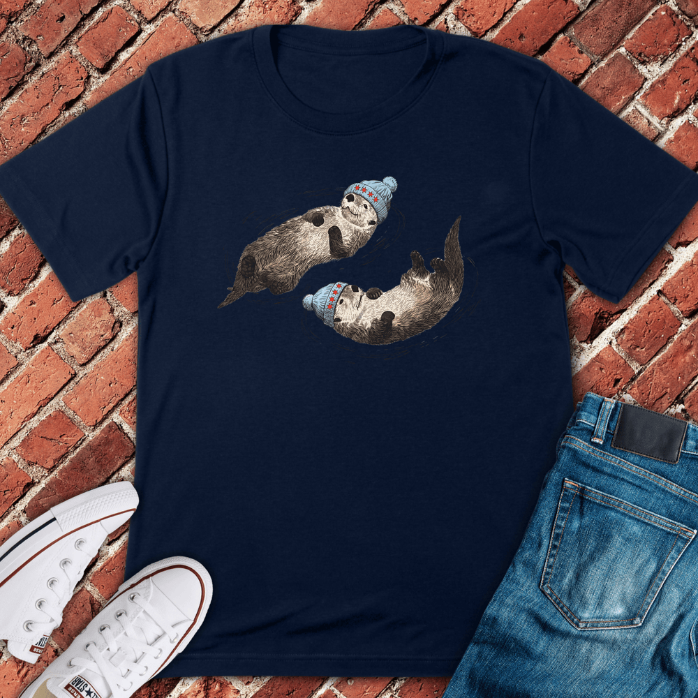 Chicago Otter Float T-Shirt - Navy