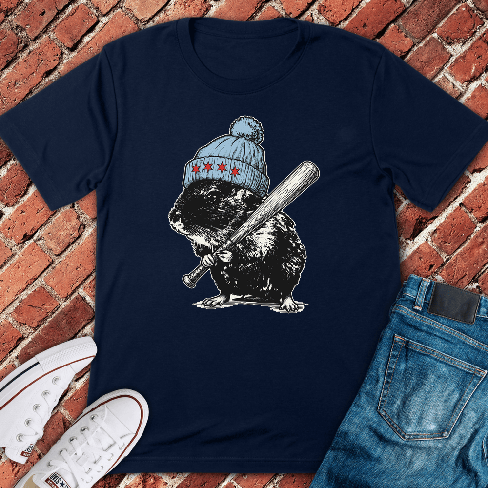 Chi Hog Slugger T-Shirt - Navy