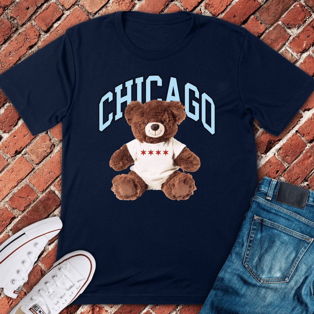 Chicago Teddy Pride T-Shirt - Navy