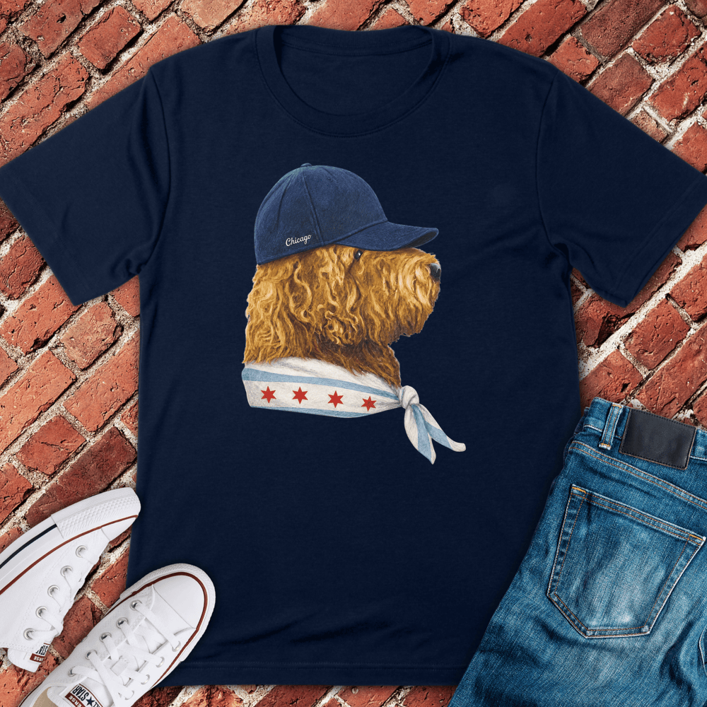 Windy City Pup T-Shirt - Navy
