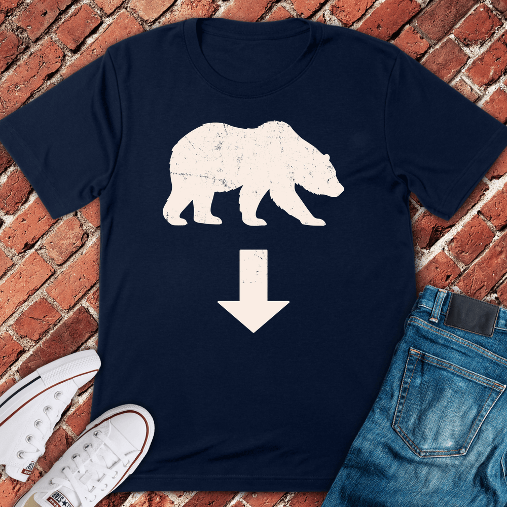 Bear Down T-Shirt - Navy