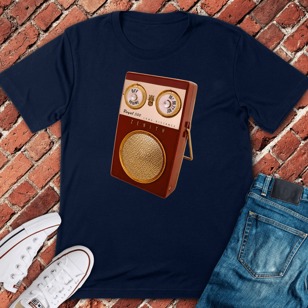 Golden Frequency T-Shirt - Navy