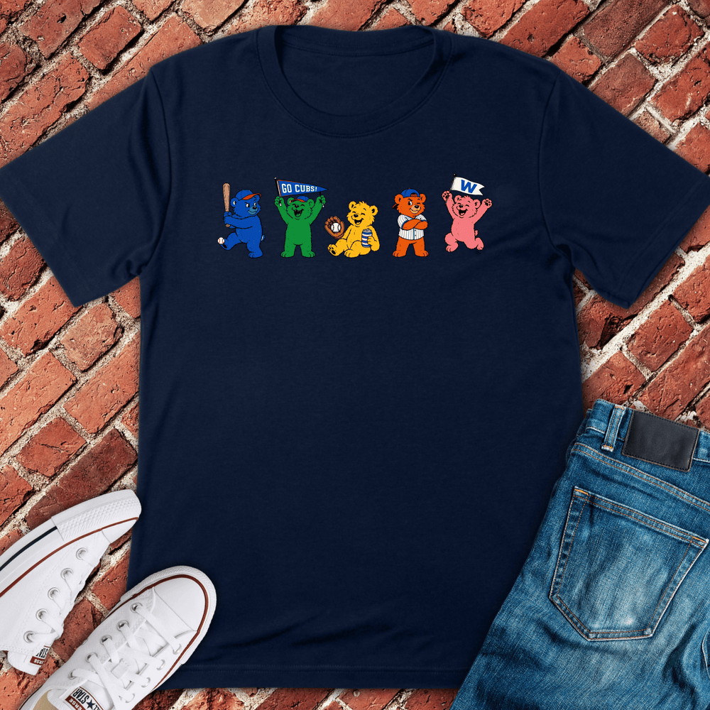 Cubs Bear Parade T-Shirt - Navy