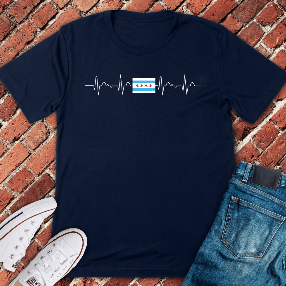 Chicago Pulse T-Shirt - Navy
