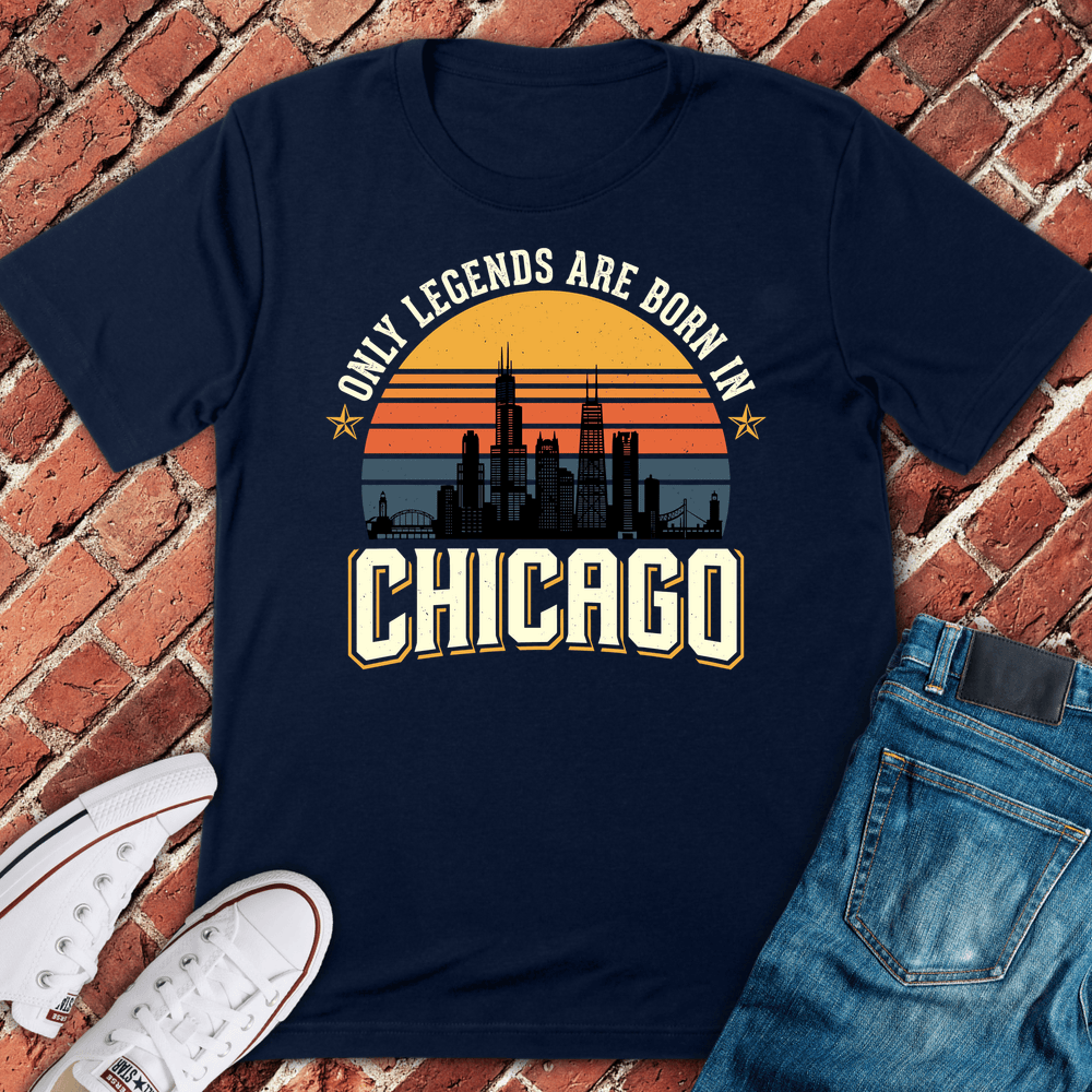 Legends Are Born T-Shirt - Navy