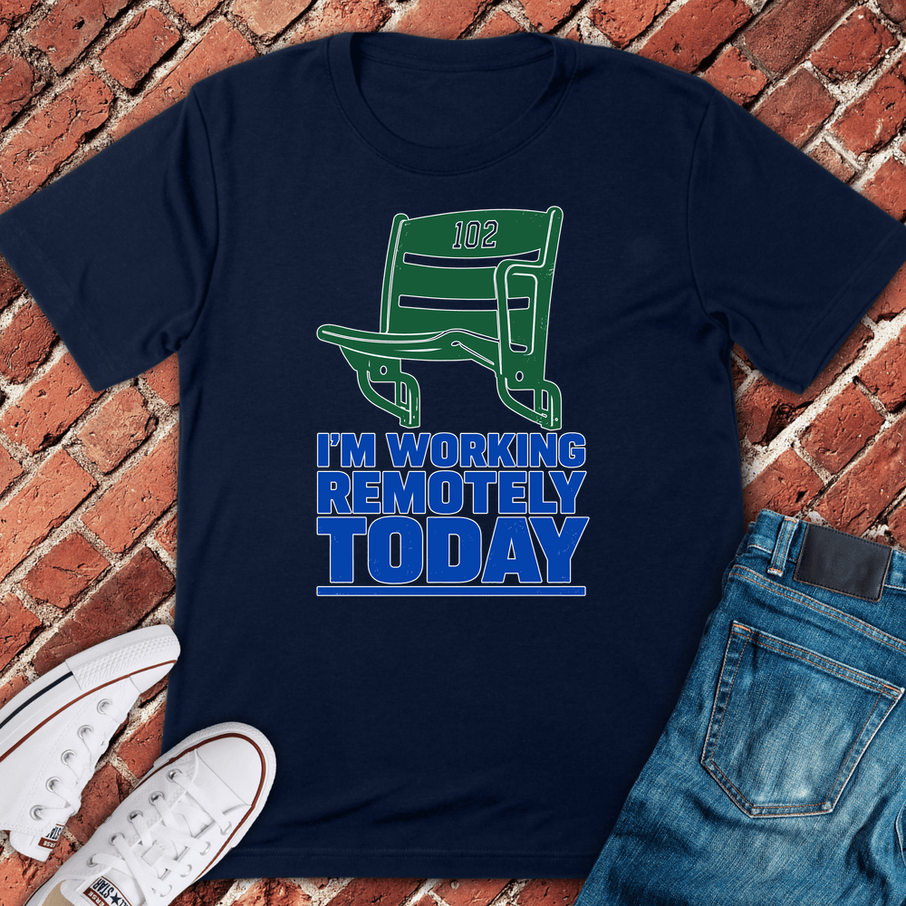 Remote At 102 T-Shirt - Navy