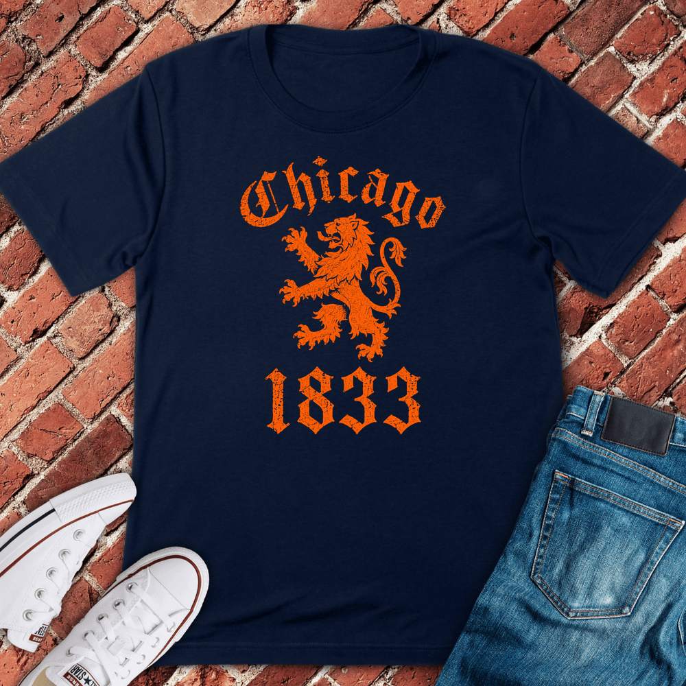 Chicago Lion T-Shirt - Navy