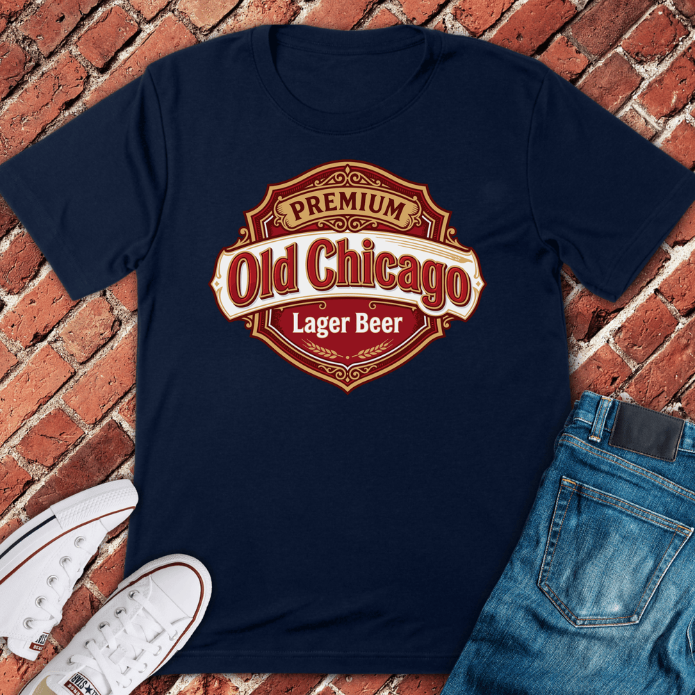 Old Chicago Lager T-Shirt - Navy