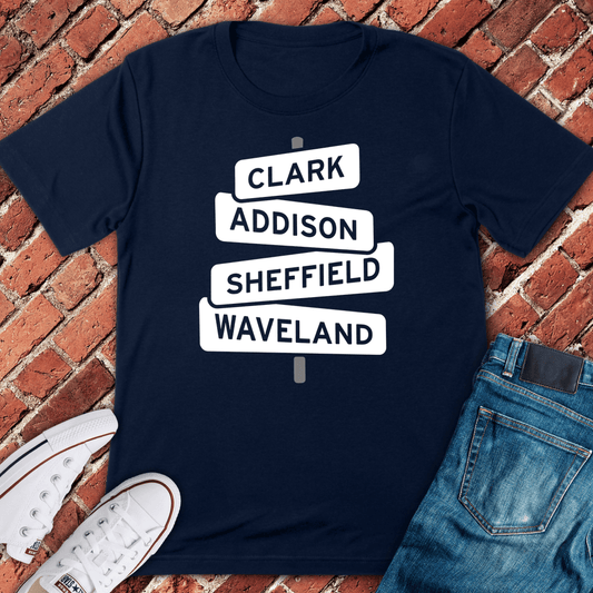 Clark And Addison T-Shirt - Navy