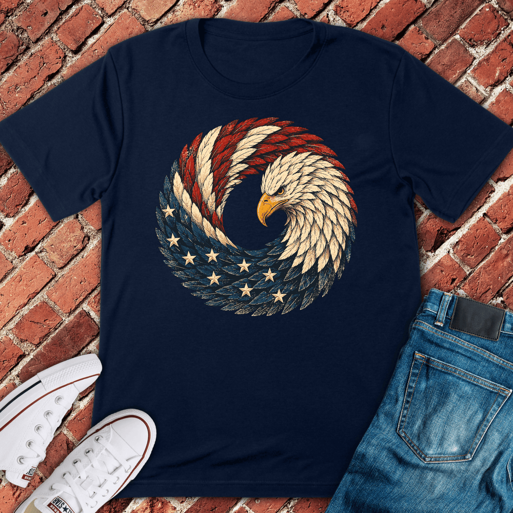 Liberty Eagle T-Shirt - Navy