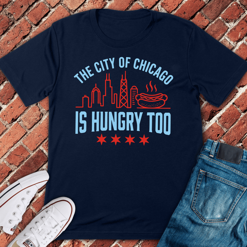 Hungry Chicago T-Shirt - Navy