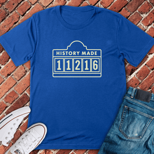 History Made T-Shirt - Royal