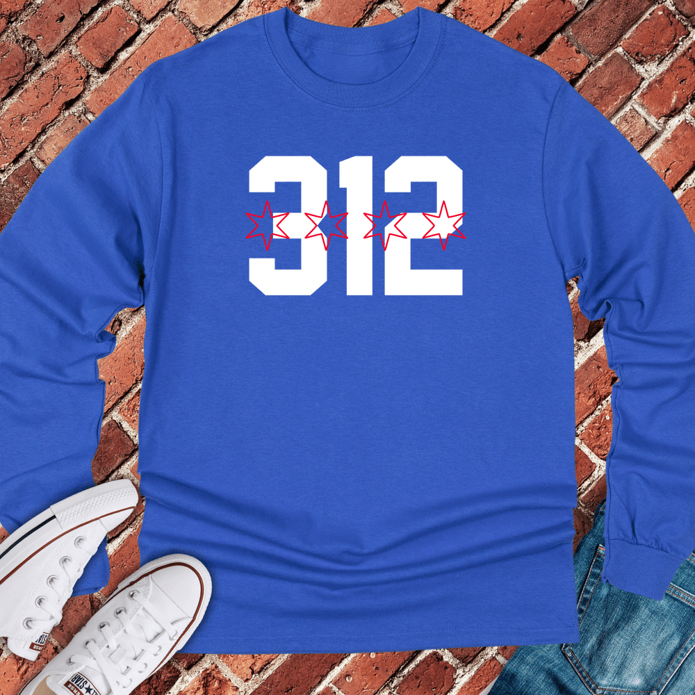 312 Stars Long Sleeve - Royal