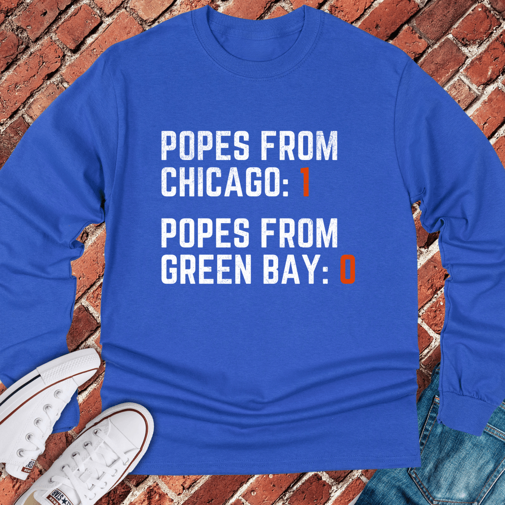 Popes From Chicago Long Sleeve - Royal