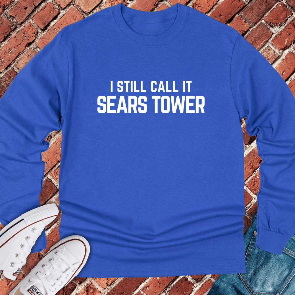 Still Sears Tower Long Sleeve - Royal