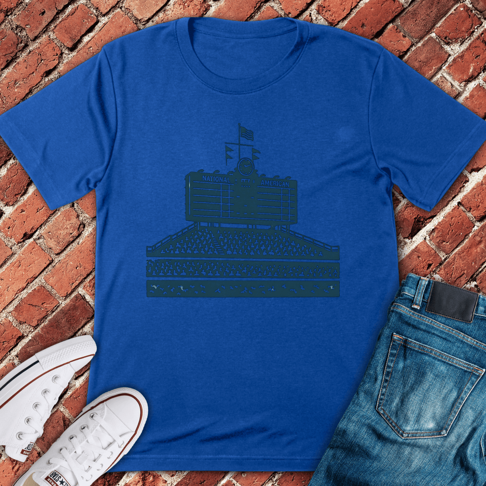 Wrigley Scoreboard T-Shirt - Royal