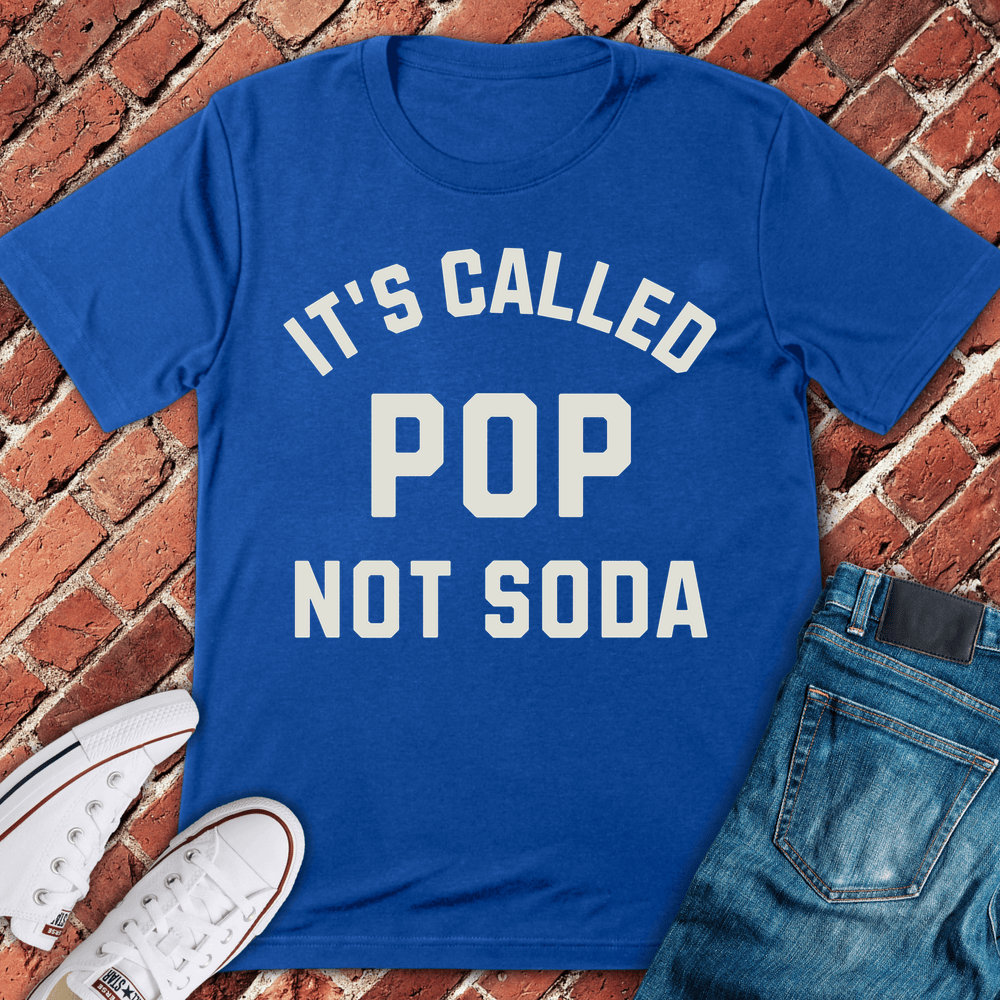 Pop Not Soda T-Shirt - Royal